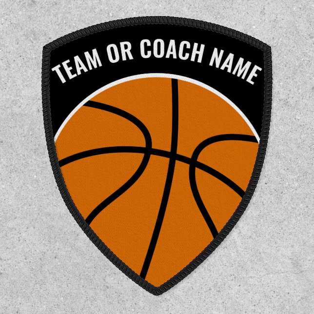 Basketball Team - Tournament Award Patch black (Front)