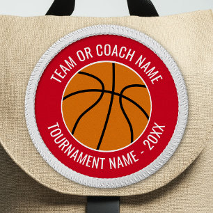 Basketball Team - Tournament Award Patch red