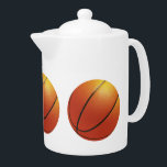 Basketball teapot<br><div class="desc">Add your own text or image if you wish. See my store for more items with this design.</div>