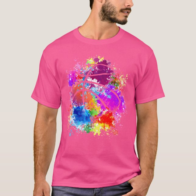 Basketball Teenagers Girls Teens Women Baller Dunk T-Shirt (Front)