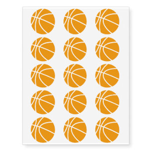 basketball temporary tattoos