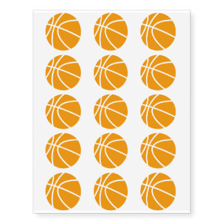 basketball temporary tattoos