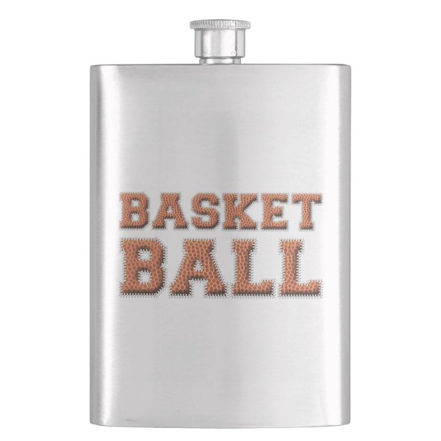 Basketball Text Flask (Front)