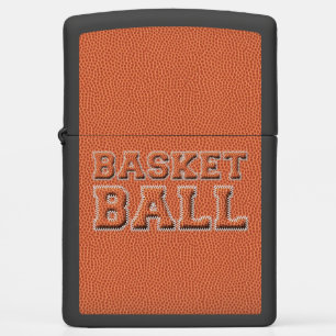 Basketball Texture and Text Zippo Lighter