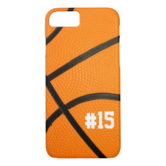 Basketball Texture Personalized # iPhone 7 case