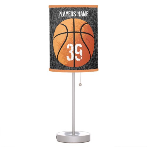 Basketball textured table lamp