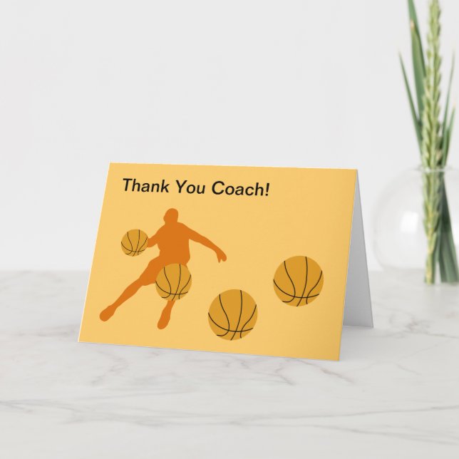 Basketball Thank You Cards (Front)