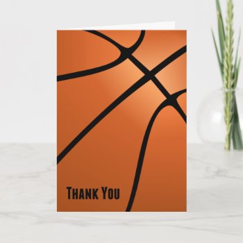 Basketball Thank You For Your Kindness by GoodThingsByGorge at Zazzle