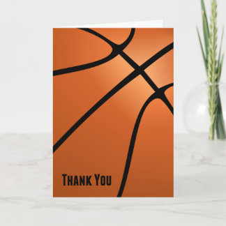 Basketball Thank You for Your Kindness Card