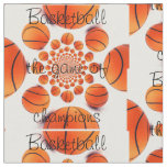 Basketball the game of Champions fabric