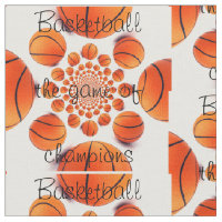Basketball the game of Champions fabric