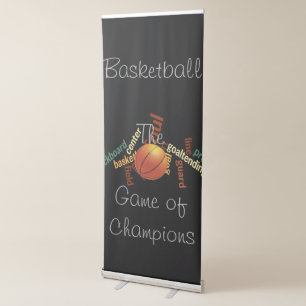 Basketball The Game of Champions Retractable Banner