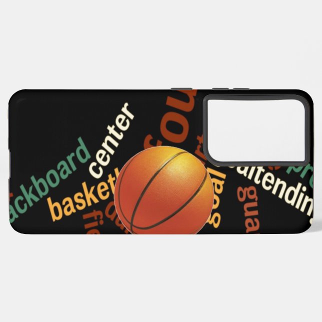 Basketball The Game Of Champions Samsung Galaxy Case (Left Side)