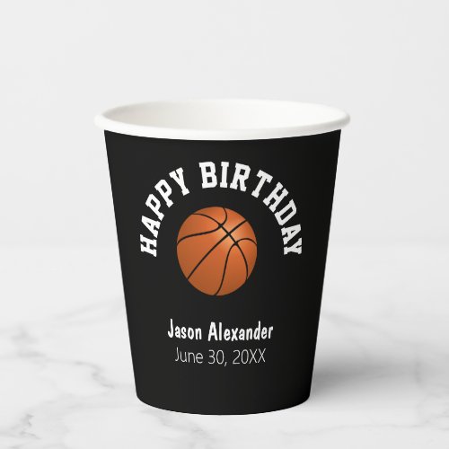 Basketball Theme Birthday Party Plates Tableware Paper Cups