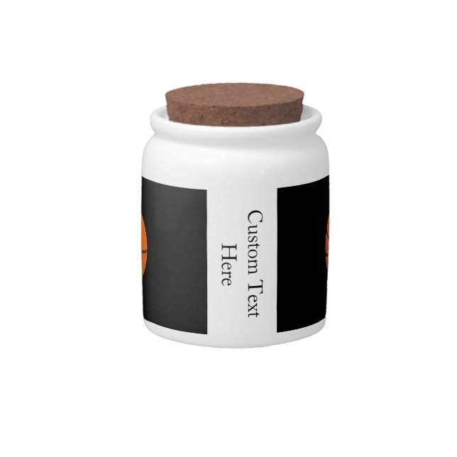 Basketball Theme Candy Jar (Front)