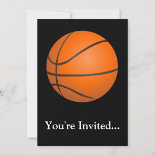 Basketball Theme Invitation