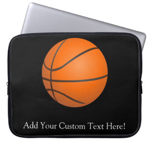 Basketball Theme Laptop Sleeve