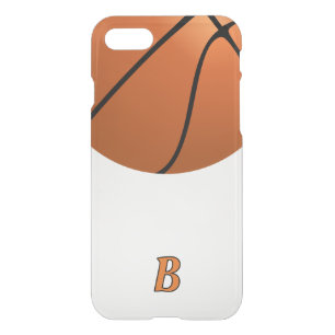 Basketball Theme Monogram Sports iPhone SE/8/7 Case