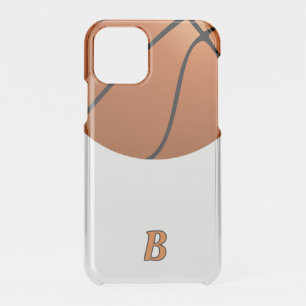 Basketball Theme Monogram Sports iPhone 11 Pro Case