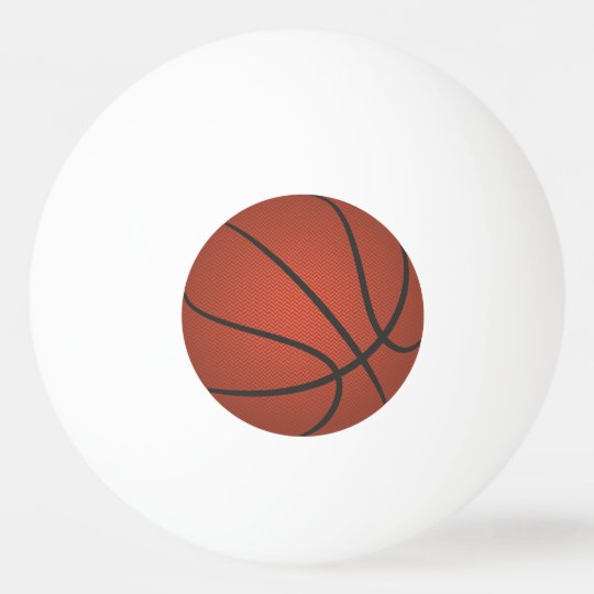 Basketball Theme Ping Pong Ball Zazzle Com