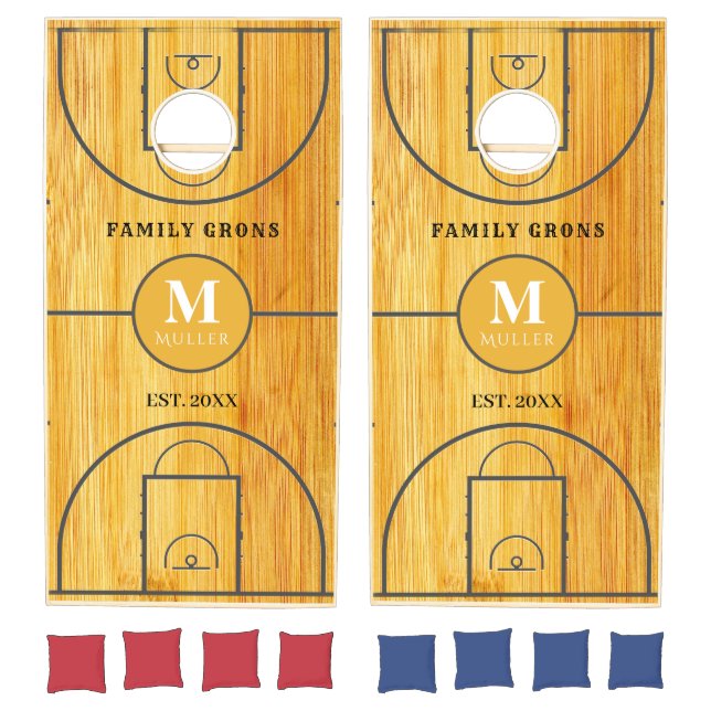Basketball Themed  Cornhole Set (Set)