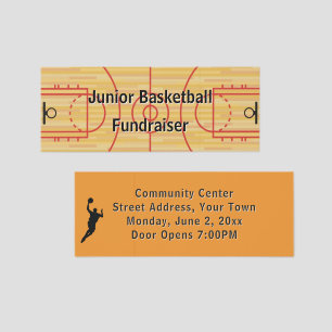 Basketball Themed Event Ticket