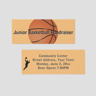 Basketball Themed Event Ticket
