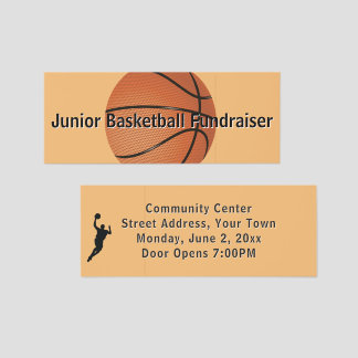 Basketball Themed Event Ticket