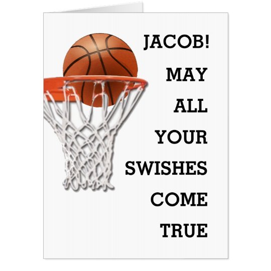 basketballthemed good luck card