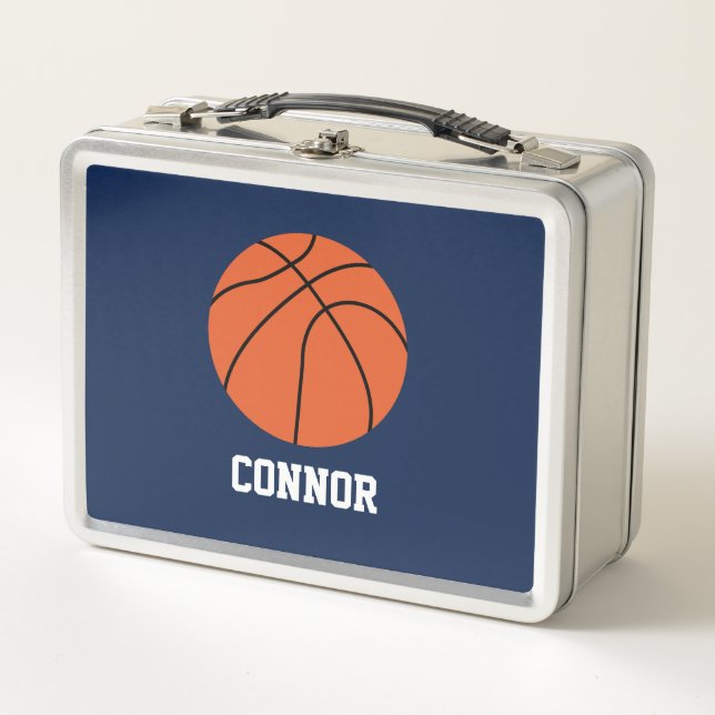 Basketball Themed Lunch Box (Front)