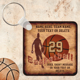 Basketball Themed Party Favors, Basketball Keychain