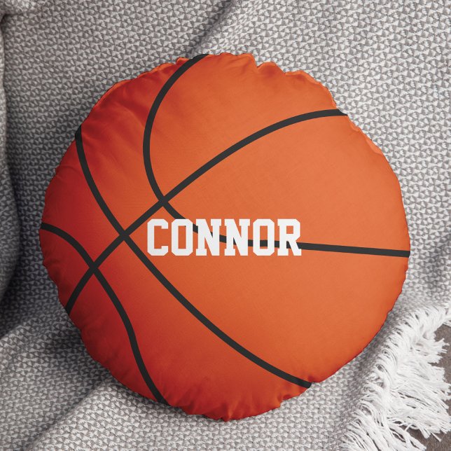 Basketball Themed Round Pillow (Creator Uploaded)