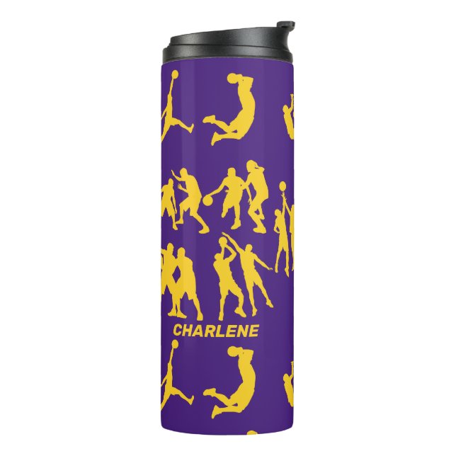 Basketball  thermal tumbler (Rotated Left)