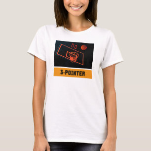 Basketball Three Point Shot Clock at Zero T-Shirt