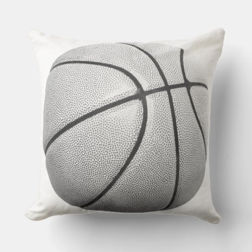 Basketball Throw Pillow