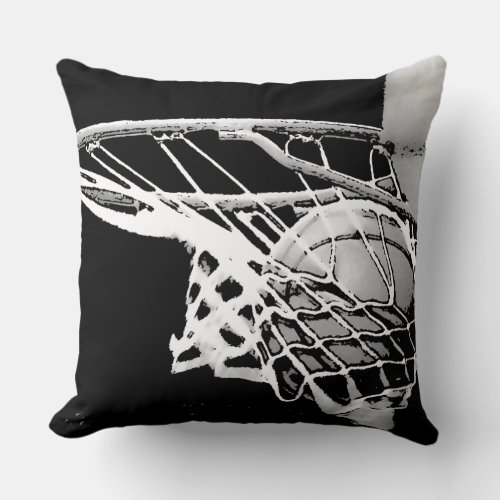 Basketball Throw Pillow