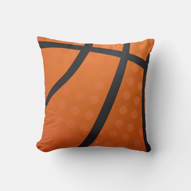 Basketball Throw Pillow (Front)