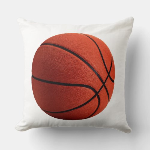Basketball Throw Pillow