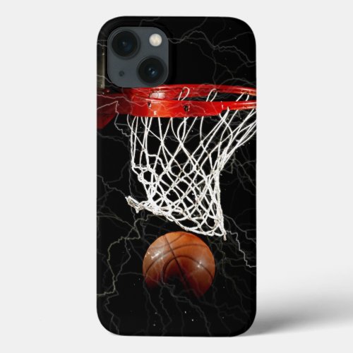 Basketball Thunders Trendy Modern iPhone 13 Case