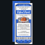 BASKETBALL TICKET Bar Bat Mitzvah Invitation<br><div class="desc">Email me requests at marlalove@hotmail.com</div>