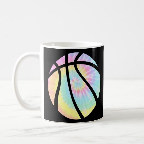 Basketball Tie Dye Rainbow Kids Boys Teenage Men G Coffee Mug