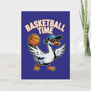 Basketball Time Silly Goose Sporty Card