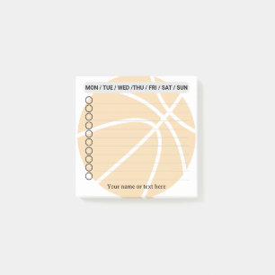 Basketball To do list Post-it Notes