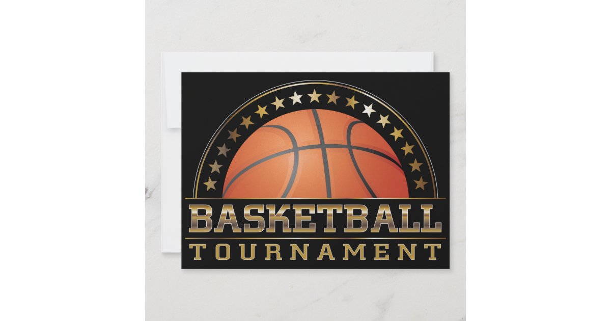 Basketball Tournament Invitation Zazzle