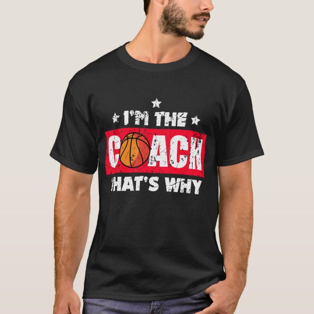 Basketball Trainer - Funny Basketball Sayings T-Shirt (Front)