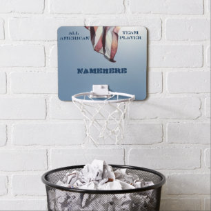 Basketball Trash Can Game! Mini Hoops! Name Hoop