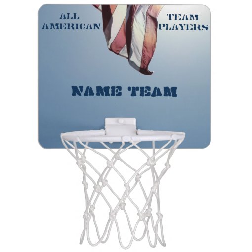 Basketball Trash Can Game! Mini Hoops! Name Mini Basketball Hoop Zazzle