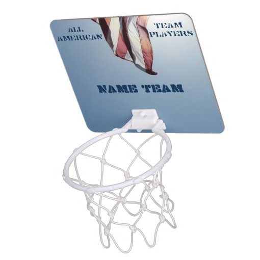 Basketball Trash Can Game! Mini Hoops! Name Mini Basketball Hoop Zazzle