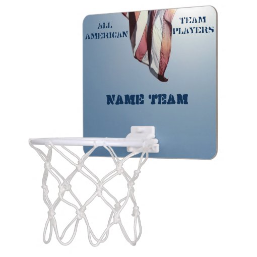 Basketball Trash Can Game! Mini Hoops! Name Mini Basketball Hoop Zazzle