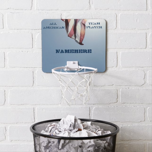 Basketball Trash Can Game! Mini Hoops! Name Mini Basketball Hoop (In Situ)